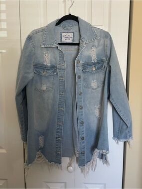 American Bazi Light Blue Denim Jacket